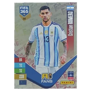 Panini FIFA 365 Adrenalyn XL 2027 Nr. 365 – Cristian Romero – Fan Favourite