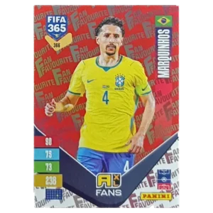 Panini FIFA 365 Adrenalyn XL 2027 Nr. 366 – Marquinhos – Fan Favourite – Red