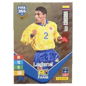 Panini FIFA 365 Adrenalyn XL 2027 Nr. 367 – Iván Córdoba – Fan Favourite