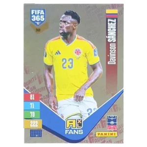 Panini FIFA 365 Adrenalyn XL 2027 Nr. 368 – Davinson Sánchez – Fan Favourite