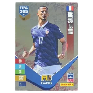 Panini FIFA 365 Adrenalyn XL 2027 Nr. 369 – William Saliba – Fan Favourite