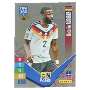 Panini FIFA 365 Adrenalyn XL 2027 Nr. 370 – Antonio Rüdiger – Fan Favourite