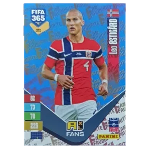 Panini FIFA 365 Adrenalyn XL 2027 Nr. 372 – Leo Østigård – Fan Favourite – Blue