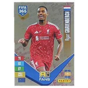 Panini FIFA 365 Adrenalyn XL 2027 Nr. 373 – Ryan Gravenberch – Fan Favourite