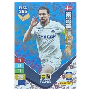 Panini FIFA 365 Adrenalyn XL 2027 Nr. 378 – Pierre-Emile Højbjerg – Fan Favourite – Blue