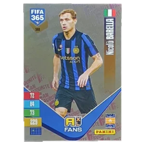 Panini FIFA 365 Adrenalyn XL 2027 Nr. 380 – Nicolò Barella – Fan Favourite