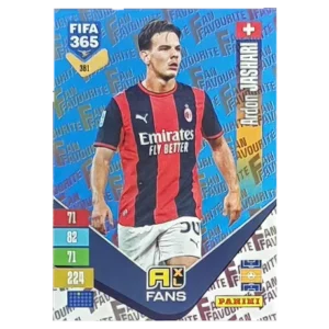 Panini FIFA 365 Adrenalyn XL 2027 Nr. 381 – Ardon Jashari – Fan Favourite – Blue