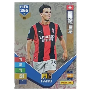 Panini FIFA 365 Adrenalyn XL 2027 Nr. 381 – Ardon Jashari – Fan Favourite