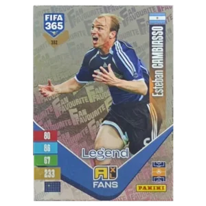 Panini FIFA 365 Adrenalyn XL 2027 Nr. 392 – Esteban Cambiasso – Fan Favourite