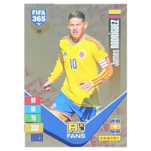Panini FIFA 365 Adrenalyn XL 2027 Nr. 395 – James Rodríguez – Fan Favourite