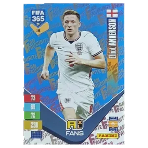 Panini FIFA 365 Adrenalyn XL 2027 Nr. 396 – Elliot Anderson – Fan Favourite – Blue