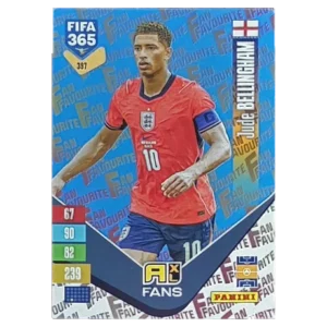 Panini FIFA 365 Adrenalyn XL 2027 Nr. 397 – Jude Bellingham – Fan Favourite – Blue
