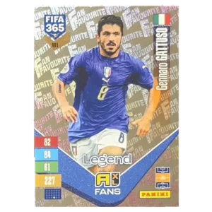 Panini FIFA 365 Adrenalyn XL 2027 Nr. 401 – Gennaro Gattuso – Fan Favourite