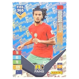 Panini FIFA 365 Adrenalyn XL 2027 Nr. 402 – Ayyoub Bouaddi – Fan Favourite – Blue