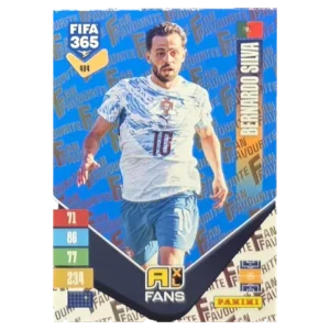 Panini FIFA 365 Adrenalyn XL 2027 Nr. 404 – Bernardo Silva – Fan Favourite – Blue