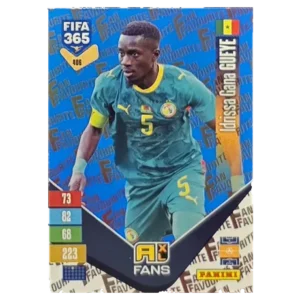 Panini FIFA 365 Adrenalyn XL 2027 Nr. 406 – Idrissa Gana Gueye – Fan Favourite – Blue