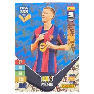 Panini FIFA 365 Adrenalyn XL 2027 Nr. 410 – Dani Olmo – Fan Favourite – Blue