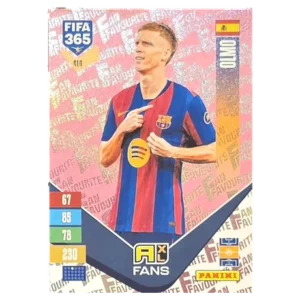 Panini FIFA 365 Adrenalyn XL 2027 Nr. 410 – Dani Olmo – Fan Favourite – Pink