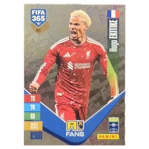 Panini FIFA 365 Adrenalyn XL 2027 Nr. 411 – Hugo Ekitike – Fan Favourite