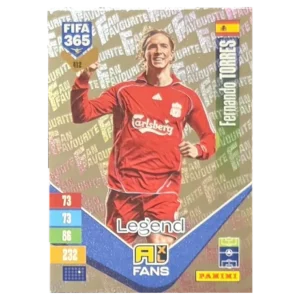 Panini FIFA 365 Adrenalyn XL 2027 Nr. 412 – Fernando Torres – Fan Favourite