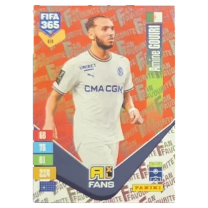 Panini FIFA 365 Adrenalyn XL 2027 Nr. 414 – Amine Gouiri – Fan Favourite – Red