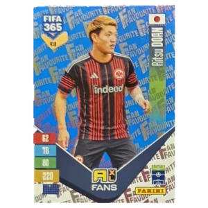 Panini FIFA 365 Adrenalyn XL 2027 Nr. 418 – Ritsu Doan – Fan Favourite – Blue