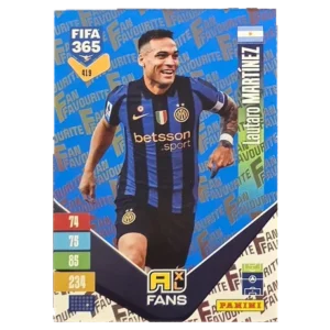 Panini FIFA 365 Adrenalyn XL 2027 Nr. 419 – Lautaro Martínez – Fan Favourite – Blue