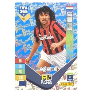 Panini FIFA 365 Adrenalyn XL 2027 Nr. 421 – Ruud Gullit – Fan Favourite – Blue