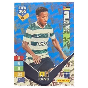 Panini FIFA 365 Adrenalyn XL 2027 Nr. 424 – Geny Catamo – Fan Favourite – Blue