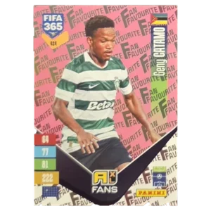Panini FIFA 365 Adrenalyn XL 2027 Nr. 424 – Geny Catamo – Fan Favourite – Pink