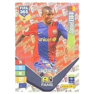 Panini FIFA 365 Adrenalyn XL 2027 Nr. 426 – Samuel Eto’o – Fan Favourite – Red