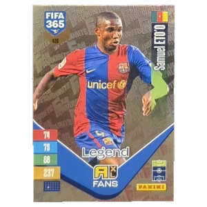 Panini FIFA 365 Adrenalyn XL 2027 Nr. 426 – Samuel Eto’o – Fan Favourite