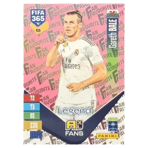 Panini FIFA 365 Adrenalyn XL 2027 Nr. 428 – Gareth Bale – Fan Favourite – Pink