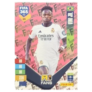 Panini FIFA 365 Adrenalyn XL 2027 Nr. 429 – Vini Jr. – Fan Favourite – Pink