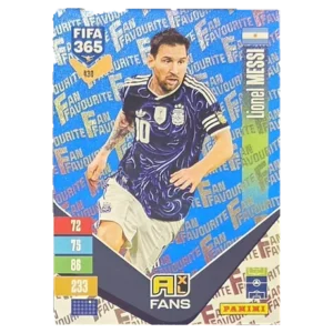 Panini FIFA 365 Adrenalyn XL 2027 Nr. 430 – Lionel Messi – Fan Favourite – Blue