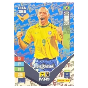 Panini FIFA 365 Adrenalyn XL 2027 Nr. 431 – Ronaldo – Fan Favourite – Blue