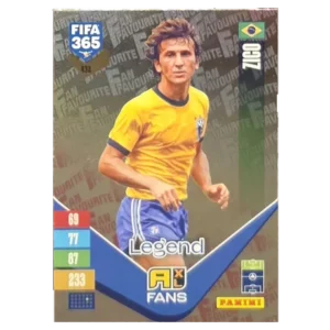 Panini FIFA 365 Adrenalyn XL 2027 Nr. 432 – Zico – Fan Favourite