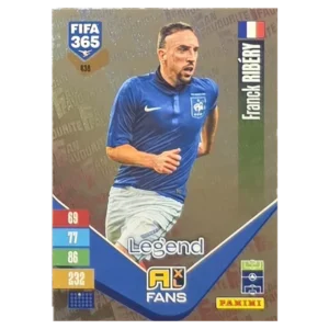 Panini FIFA 365 Adrenalyn XL 2027 Nr. 438 – Franck Ribéry – Fan Favourite
