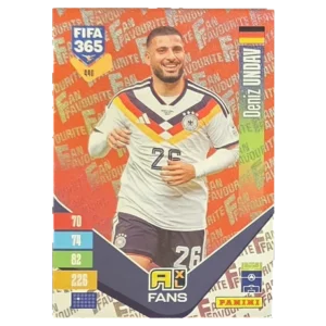 Panini FIFA 365 Adrenalyn XL 2027 Nr. 440 – Deniz Undav – Fan Favourite – Red
