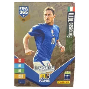 Panini FIFA 365 Adrenalyn XL 2027 Nr. 441 – Francesco Totti – Fan Favourite