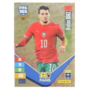 Panini FIFA 365 Adrenalyn XL 2027 Nr. 442 – Brahim Díaz – Fan Favourite
