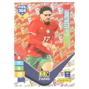 Panini FIFA 365 Adrenalyn XL 2027 Nr. 443 – Abde Ezzalzouli – Fan Favourite – Red