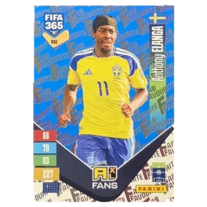 Panini FIFA 365 Adrenalyn XL 2027 Nr. 448 – Anthony Elanga – Fan Favourite – Blue
