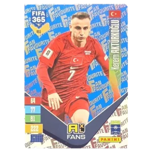 Panini FIFA 365 Adrenalyn XL 2027 Nr. 451 – Kerem Aktürkoğlu – Fan Favourite – Blue