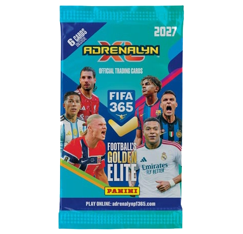 Panini FIFA 365 Adrenalyn XL 2027 Booster Pack mit 6 Trading Cards