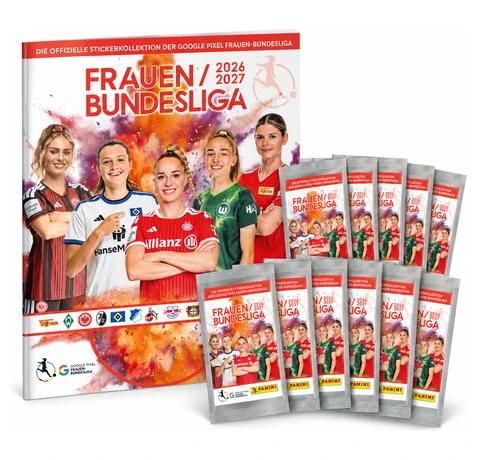 Panini Frauen Bundesliga 2026/27 Album + 10 Tüten