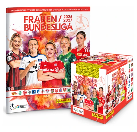 Stickeralbum + Display – Panini Frauen Bundesliga 2026/27 Sticker