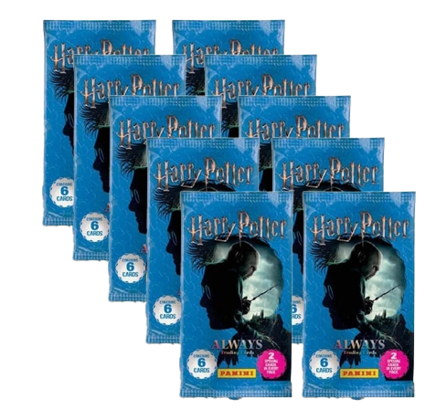 Panini Harry Potter Always Trading Cards – 10 Booster Pack | 60 Karten