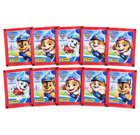 Panini PAW Patrol Search & Rescue 10 Stickertüten mit 50 Stickern