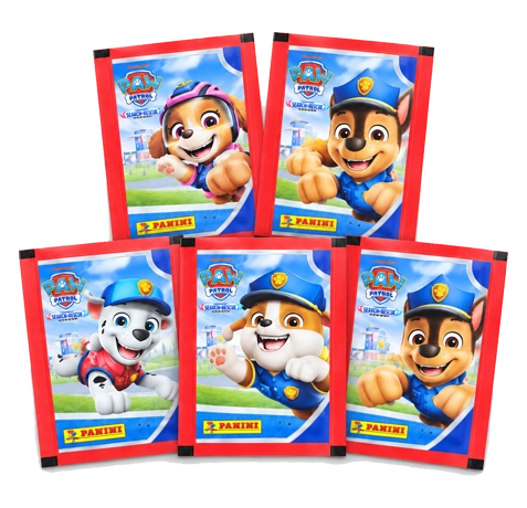 Panini PAW Patrol Search & Rescue 5 Stickertüten mit 25 Stickern